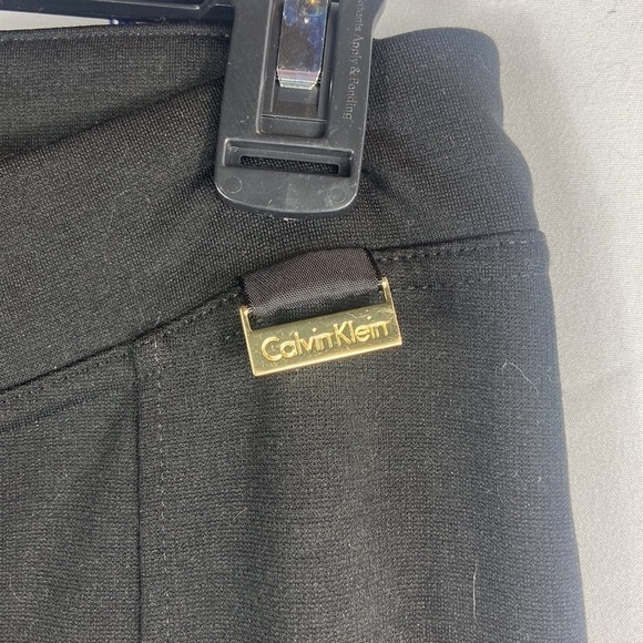 Calvin Klein Petite Black Pull On Dress Pants with Power Stretch - Picture 6 of 10